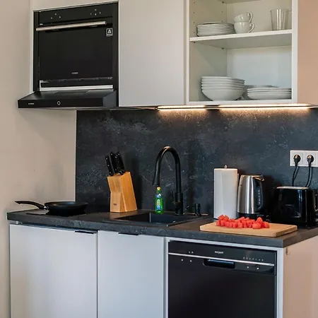 Crest Riverside Lofts I Kueche I Parken I Self Checkin I Wifi Lägenhet Passau